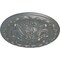 Ekena Millwork Stockport Ceiling Medallion, Hand-Painted Platinum, 11 3/4"OD x 3/8"P CM12STPLS - alternate 3